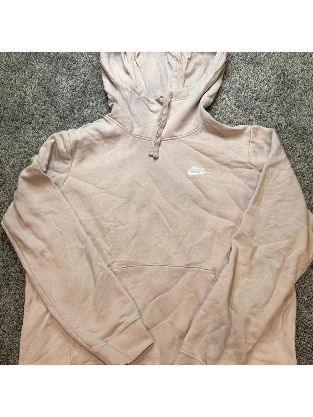 Nike Medium Pink Hoodie Sweatshirt with Front Pocket